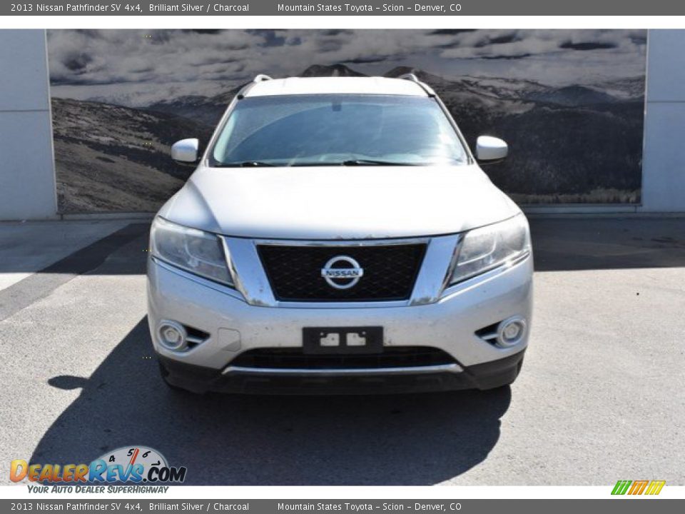 2013 Nissan Pathfinder SV 4x4 Brilliant Silver / Charcoal Photo #8