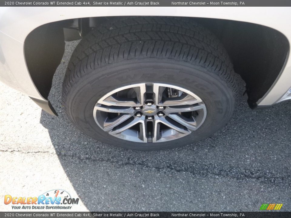 2020 Chevrolet Colorado WT Extended Cab 4x4 Silver Ice Metallic / Ash Gray/Jet Black Photo #2