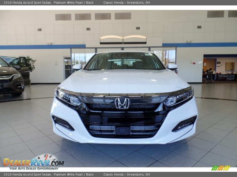 2019 Honda Accord Sport Sedan Platinum White Pearl / Black Photo #2