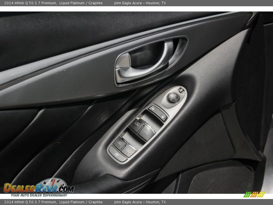 2014 Infiniti Q 50 3.7 Premium Liquid Platinum / Graphite Photo #14