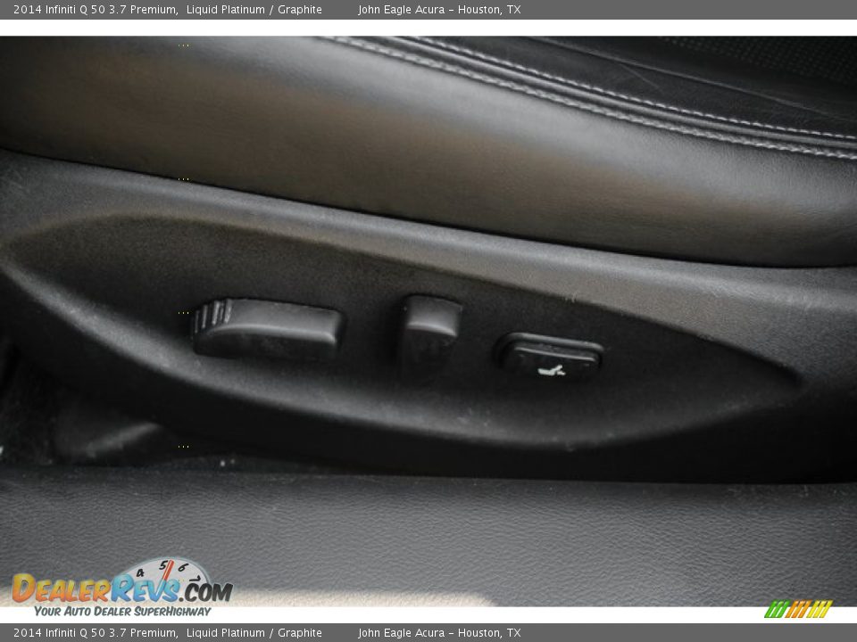 2014 Infiniti Q 50 3.7 Premium Liquid Platinum / Graphite Photo #15