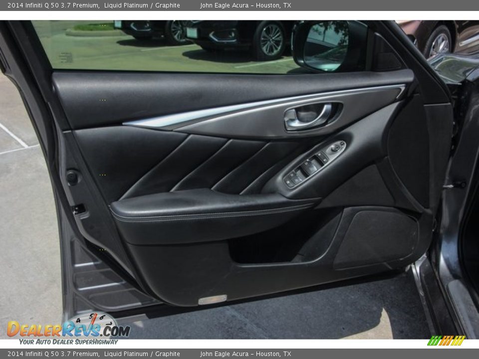 2014 Infiniti Q 50 3.7 Premium Liquid Platinum / Graphite Photo #18