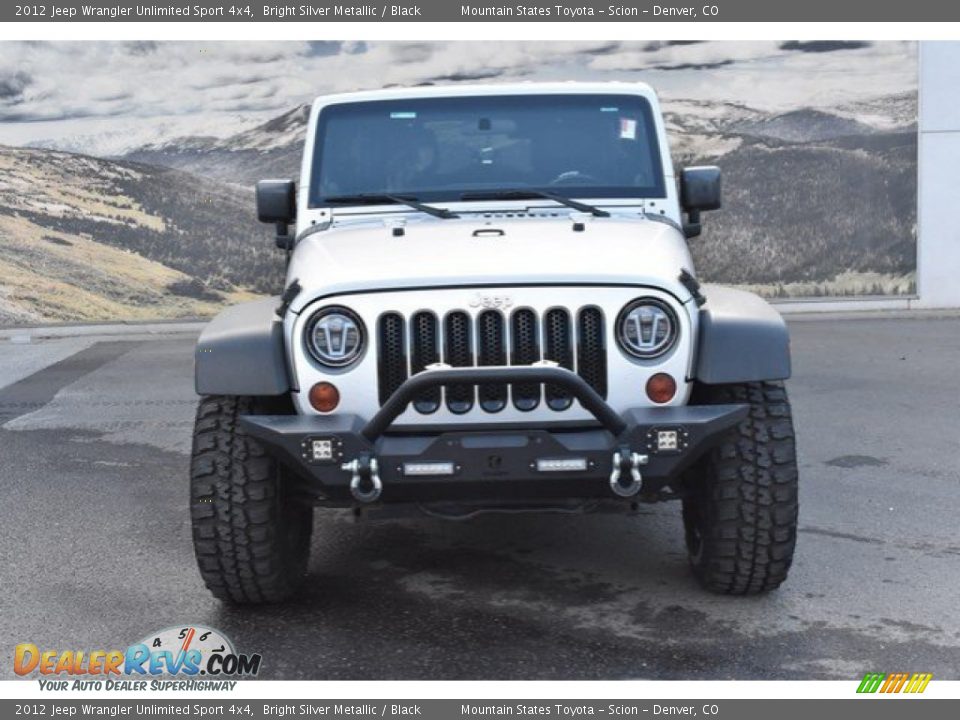 2012 Jeep Wrangler Unlimited Sport 4x4 Bright Silver Metallic / Black Photo #8