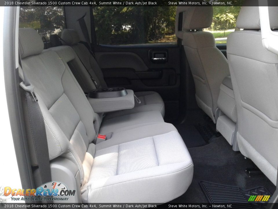 2018 Chevrolet Silverado 1500 Custom Crew Cab 4x4 Summit White / Dark Ash/Jet Black Photo #13