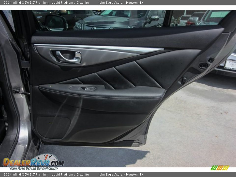 2014 Infiniti Q 50 3.7 Premium Liquid Platinum / Graphite Photo #21