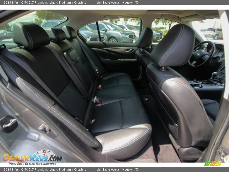 2014 Infiniti Q 50 3.7 Premium Liquid Platinum / Graphite Photo #22