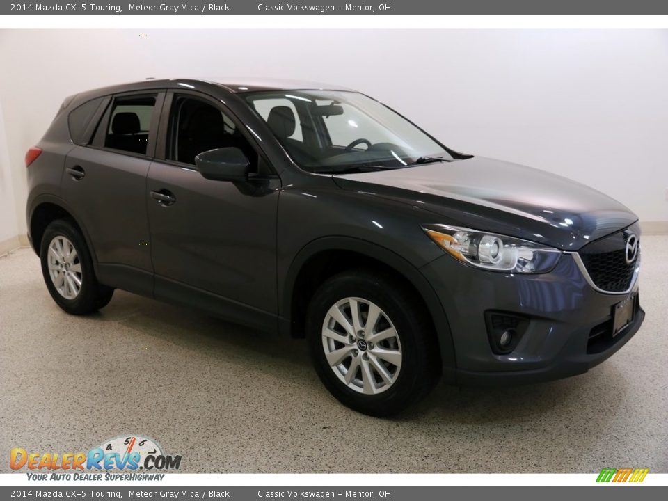 2014 Mazda CX-5 Touring Meteor Gray Mica / Black Photo #1