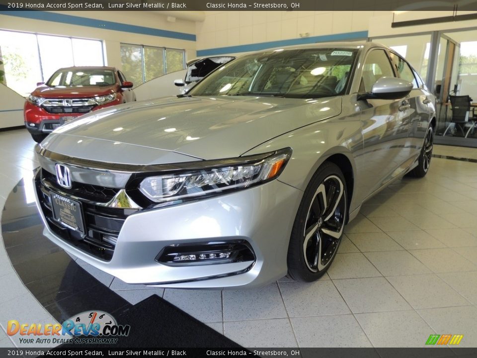 2019 Honda Accord Sport Sedan Lunar Silver Metallic / Black Photo #1