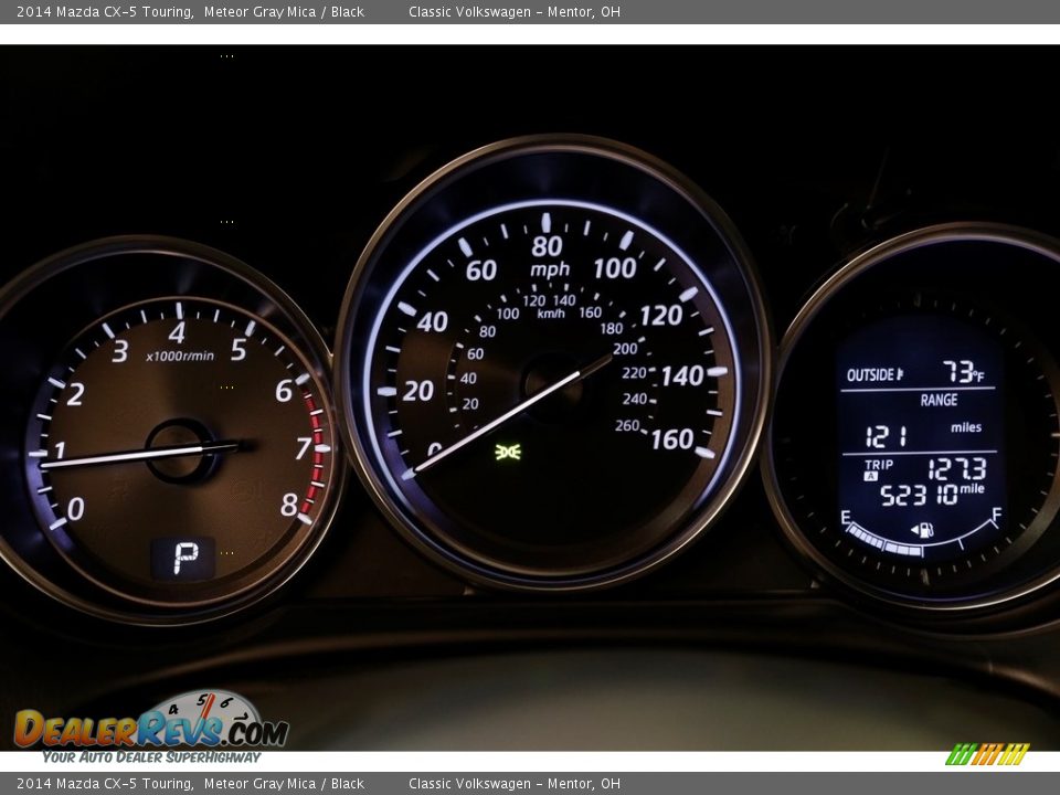 2014 Mazda CX-5 Touring Meteor Gray Mica / Black Photo #8