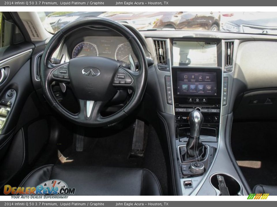 2014 Infiniti Q 50 3.7 Premium Liquid Platinum / Graphite Photo #25