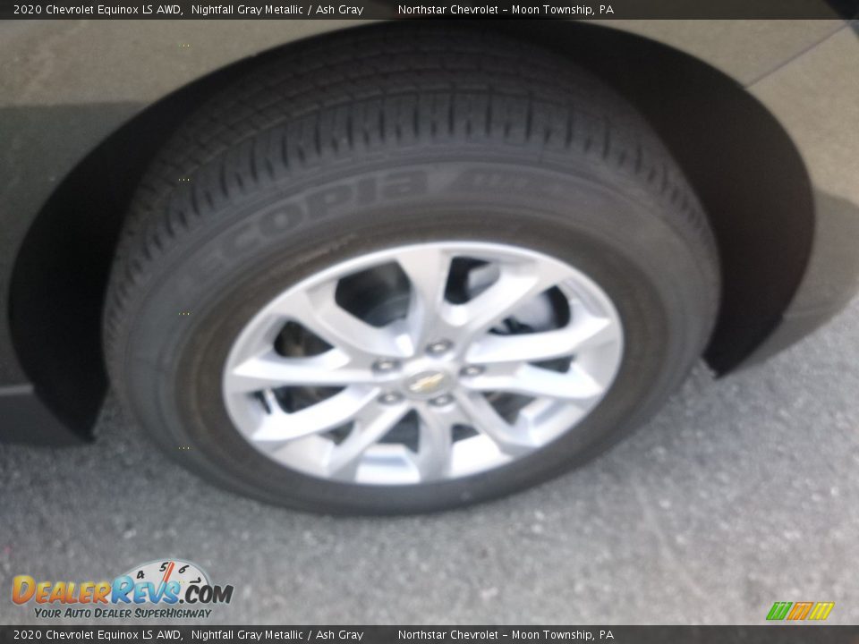 2020 Chevrolet Equinox LS AWD Nightfall Gray Metallic / Ash Gray Photo #9