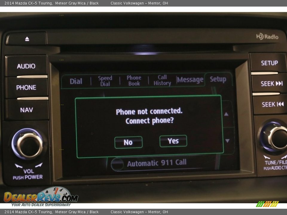 2014 Mazda CX-5 Touring Meteor Gray Mica / Black Photo #11