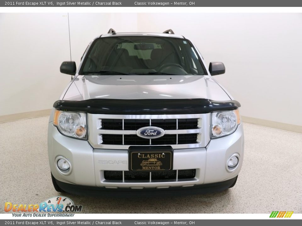 2011 Ford Escape XLT V6 Ingot Silver Metallic / Charcoal Black Photo #2