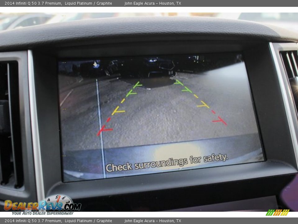 2014 Infiniti Q 50 3.7 Premium Liquid Platinum / Graphite Photo #32