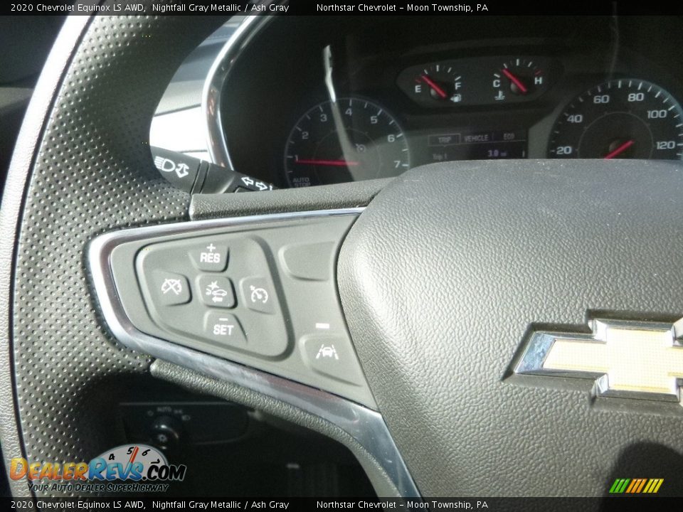 2020 Chevrolet Equinox LS AWD Nightfall Gray Metallic / Ash Gray Photo #20