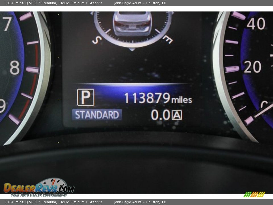 2014 Infiniti Q 50 3.7 Premium Liquid Platinum / Graphite Photo #34