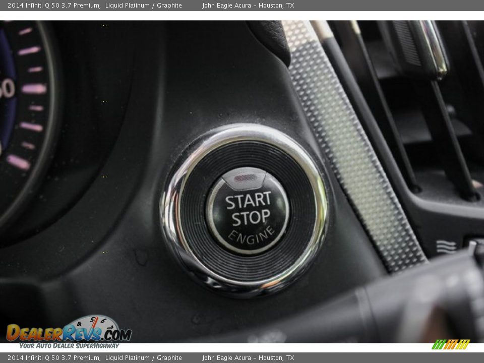 2014 Infiniti Q 50 3.7 Premium Liquid Platinum / Graphite Photo #35