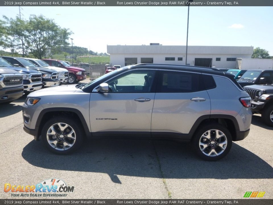2019 Jeep Compass Limited 4x4 Billet Silver Metallic / Black Photo #2