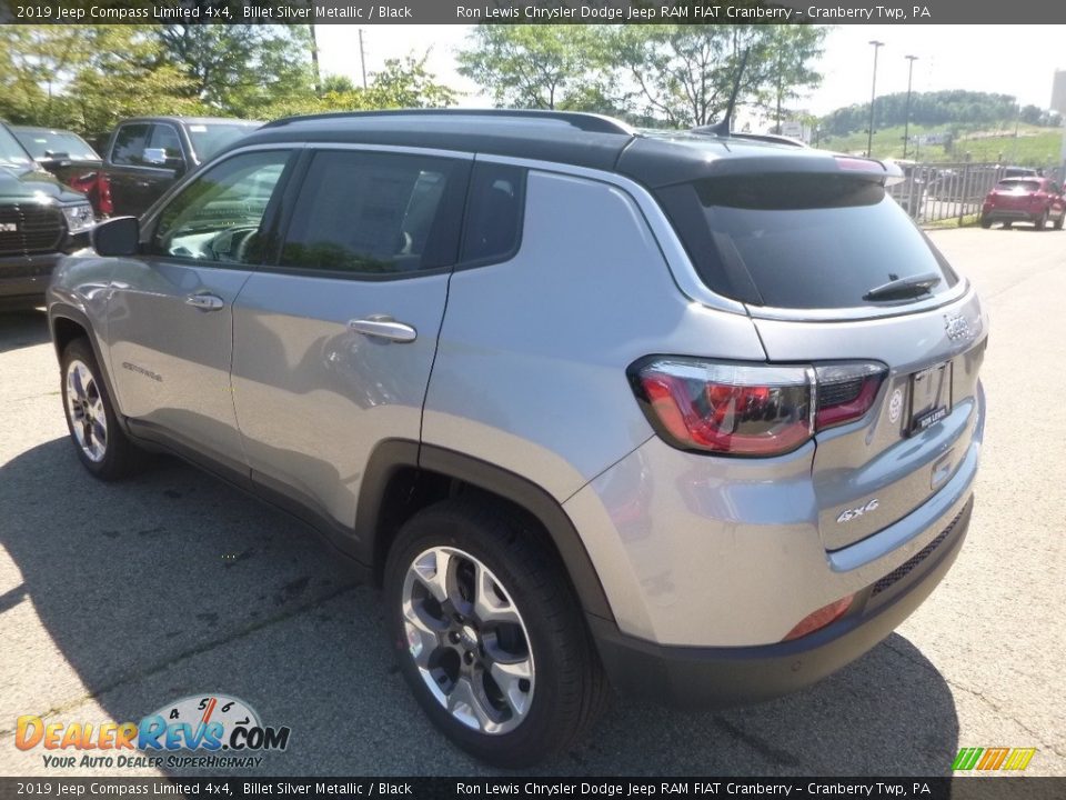 2019 Jeep Compass Limited 4x4 Billet Silver Metallic / Black Photo #3