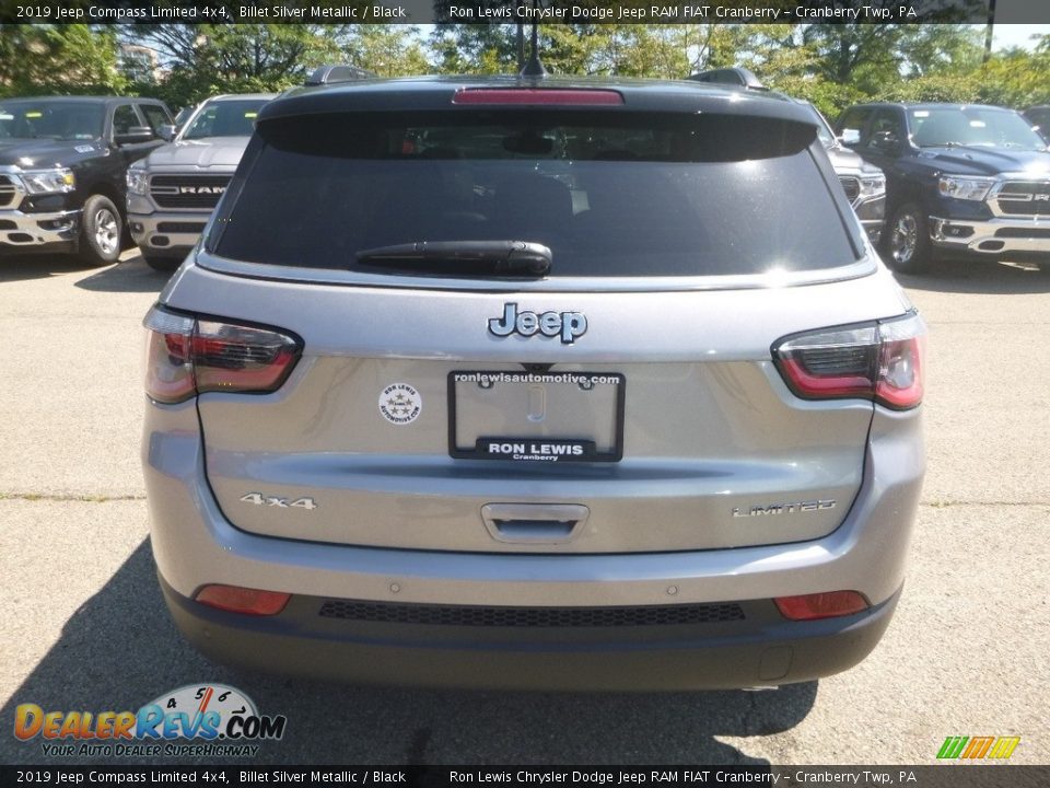 2019 Jeep Compass Limited 4x4 Billet Silver Metallic / Black Photo #4