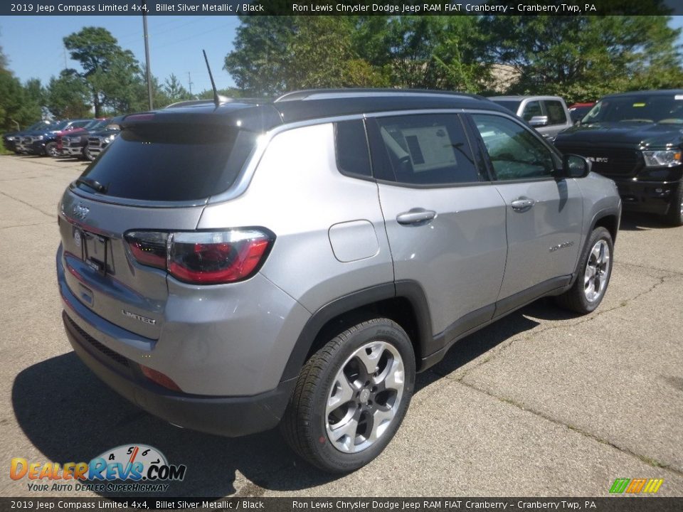 2019 Jeep Compass Limited 4x4 Billet Silver Metallic / Black Photo #5