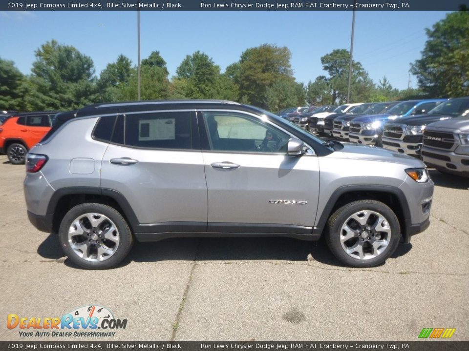 2019 Jeep Compass Limited 4x4 Billet Silver Metallic / Black Photo #6