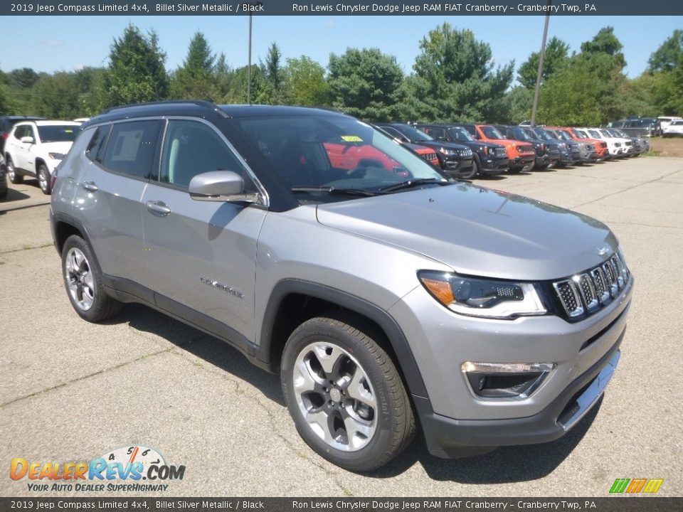 2019 Jeep Compass Limited 4x4 Billet Silver Metallic / Black Photo #7