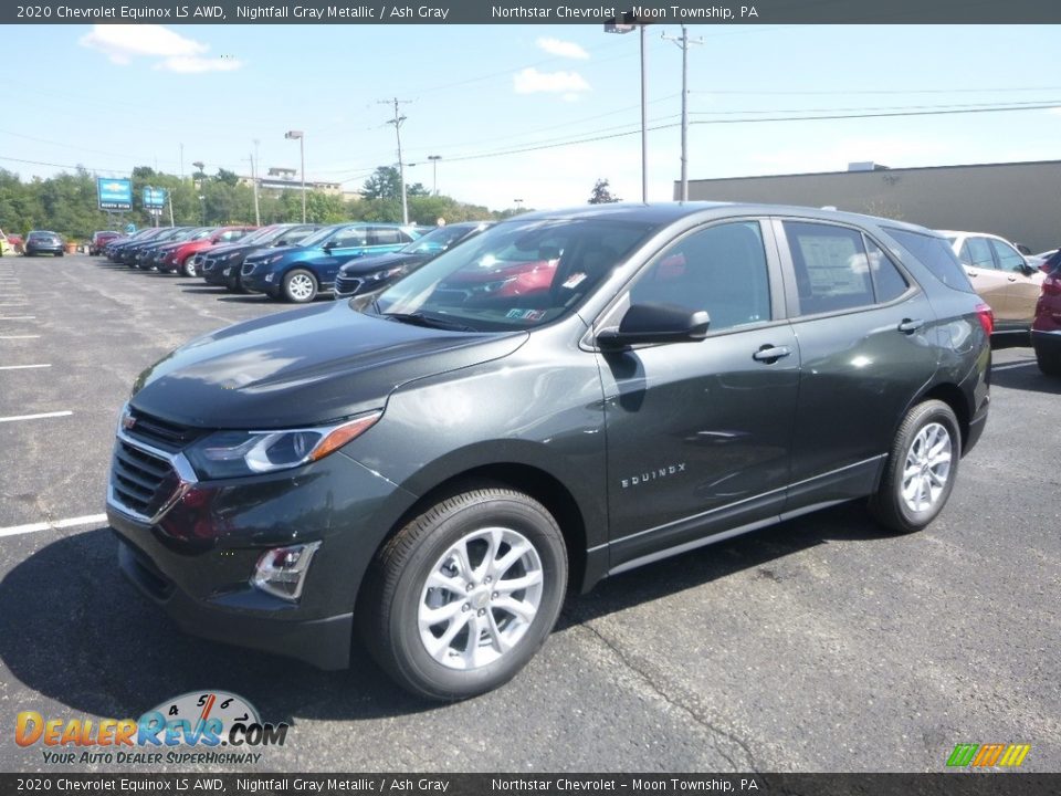 2020 Chevrolet Equinox LS AWD Nightfall Gray Metallic / Ash Gray Photo #1