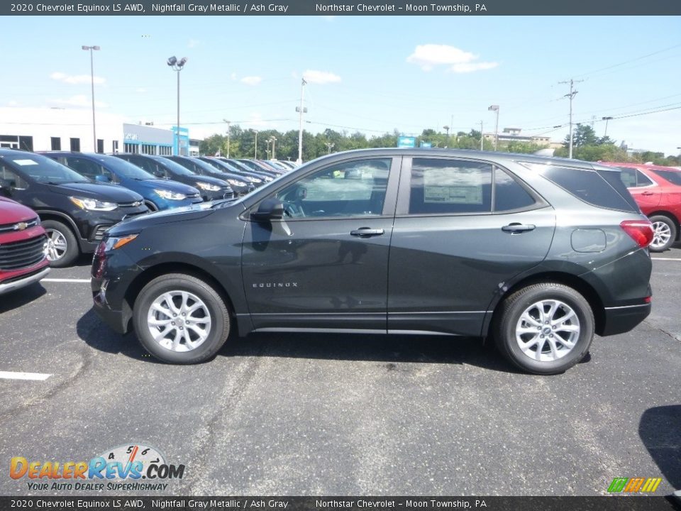 2020 Chevrolet Equinox LS AWD Nightfall Gray Metallic / Ash Gray Photo #2