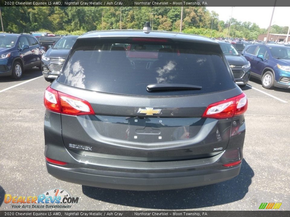 2020 Chevrolet Equinox LS AWD Nightfall Gray Metallic / Ash Gray Photo #4