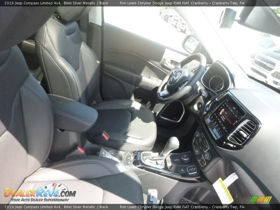 2019 Jeep Compass Limited 4x4 Billet Silver Metallic / Black Photo #10