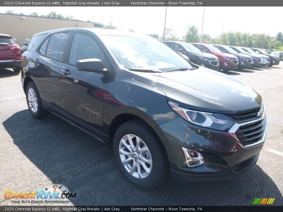 2020 Chevrolet Equinox LS AWD Nightfall Gray Metallic / Ash Gray Photo #7