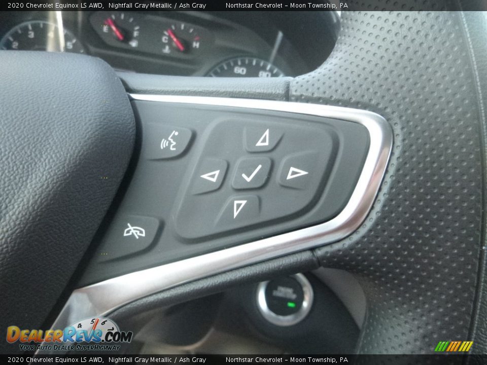 2020 Chevrolet Equinox LS AWD Nightfall Gray Metallic / Ash Gray Photo #18