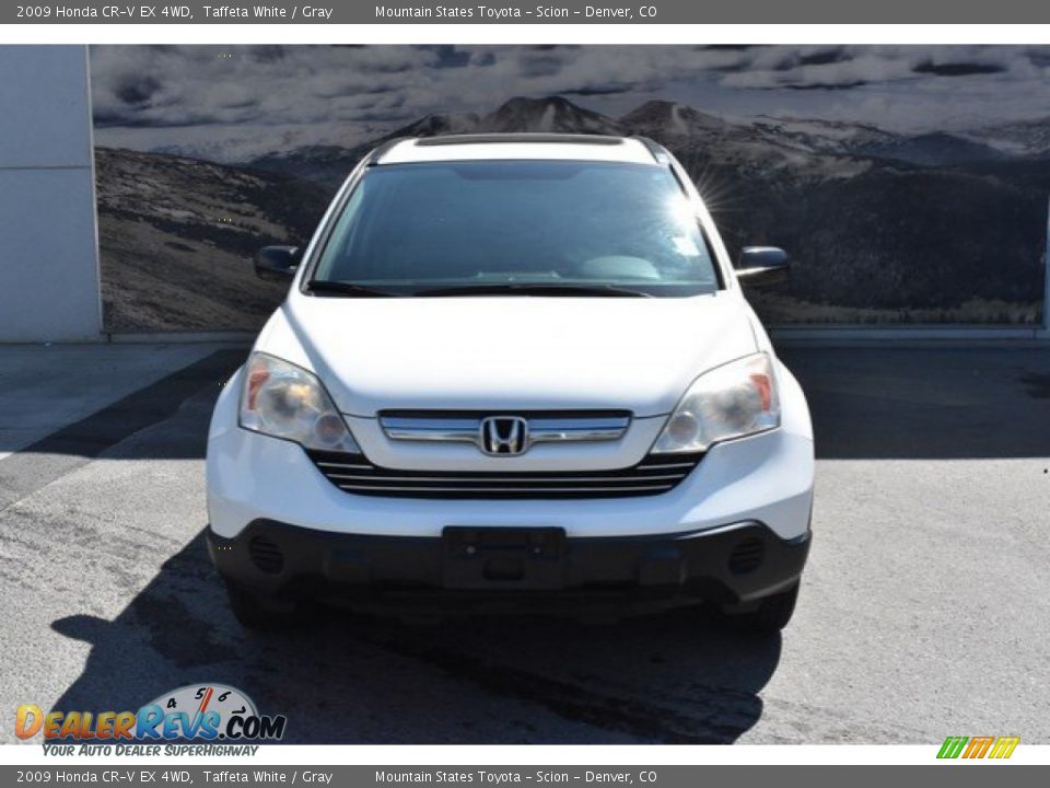 2009 Honda CR-V EX 4WD Taffeta White / Gray Photo #8