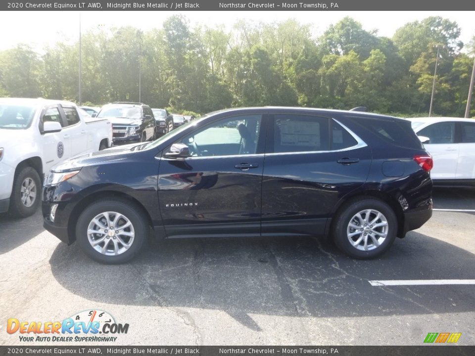 2020 Chevrolet Equinox LT AWD Midnight Blue Metallic / Jet Black Photo #2