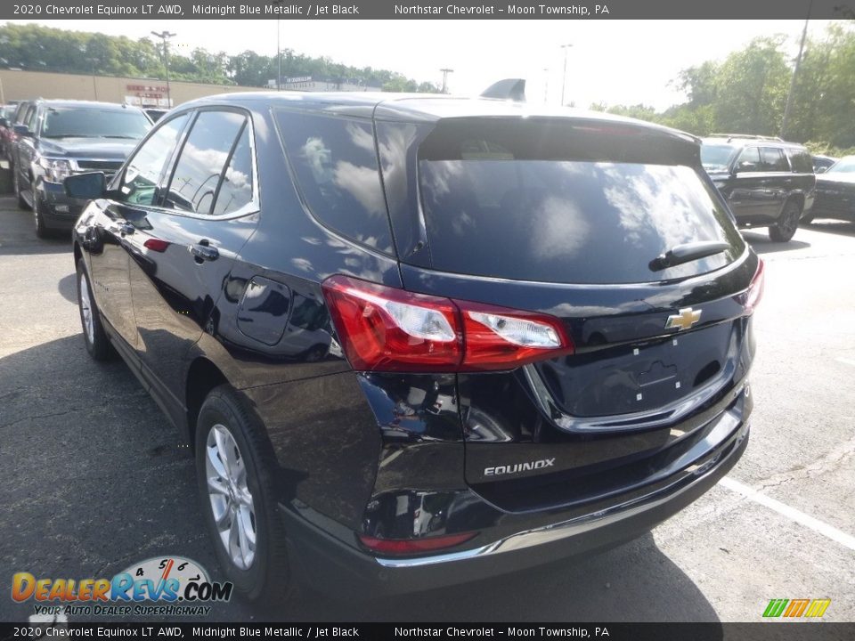 2020 Chevrolet Equinox LT AWD Midnight Blue Metallic / Jet Black Photo #3