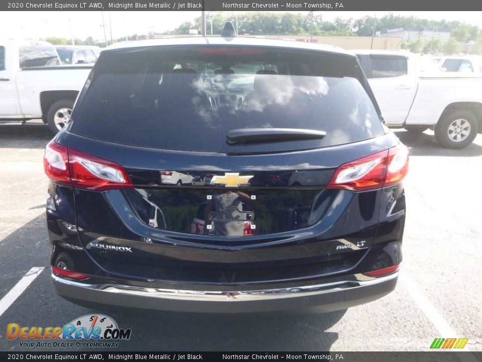 2020 Chevrolet Equinox LT AWD Midnight Blue Metallic / Jet Black Photo #4