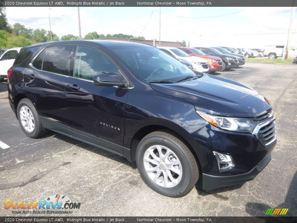 2020 Chevrolet Equinox LT AWD Midnight Blue Metallic / Jet Black Photo #7