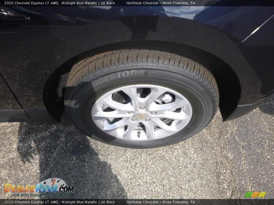 2020 Chevrolet Equinox LT AWD Midnight Blue Metallic / Jet Black Photo #8