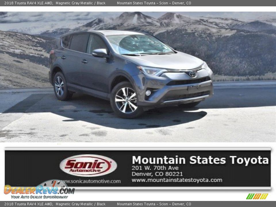 2018 Toyota RAV4 XLE AWD Magnetic Gray Metallic / Black Photo #1