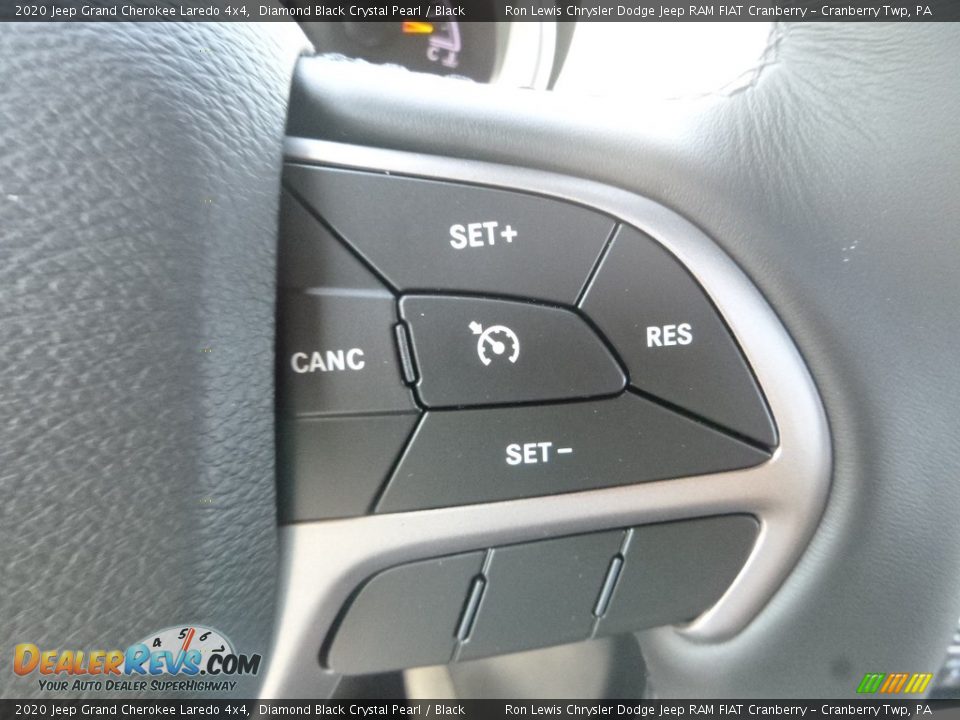 2020 Jeep Grand Cherokee Laredo 4x4 Diamond Black Crystal Pearl / Black Photo #19