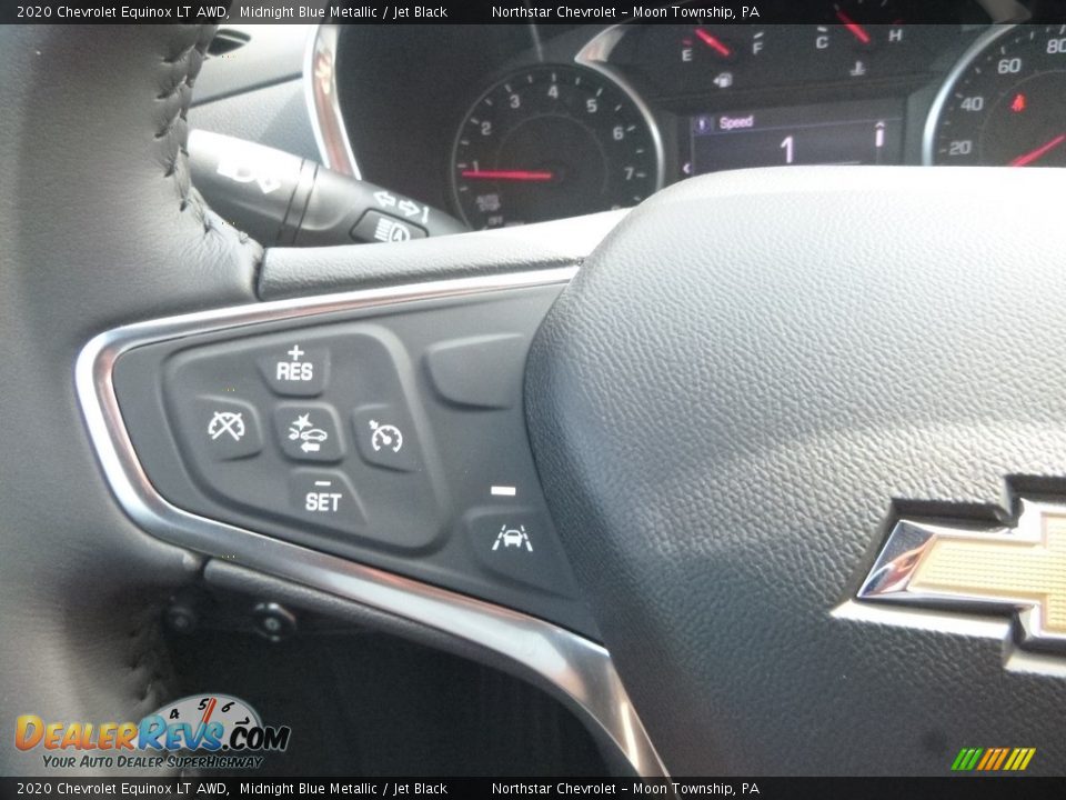 2020 Chevrolet Equinox LT AWD Midnight Blue Metallic / Jet Black Photo #19