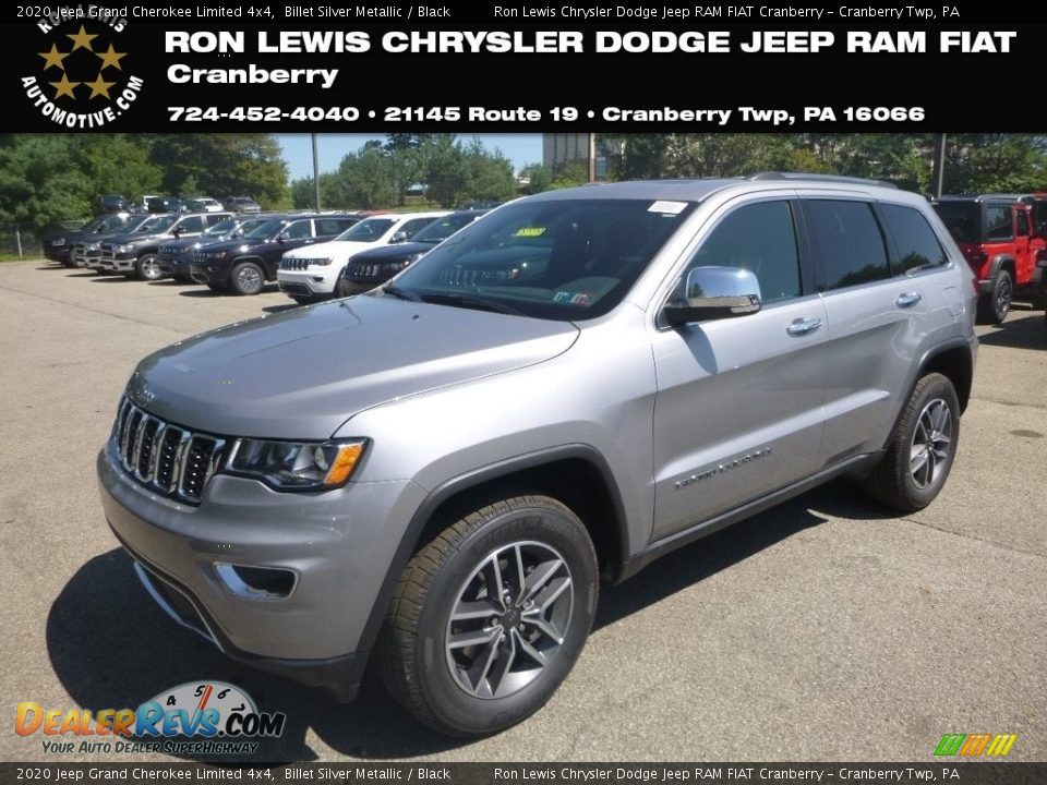 2020 Jeep Grand Cherokee Limited 4x4 Billet Silver Metallic / Black Photo #1
