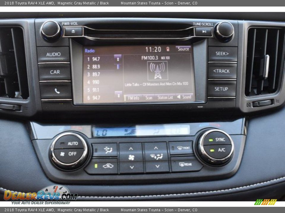 2018 Toyota RAV4 XLE AWD Magnetic Gray Metallic / Black Photo #11