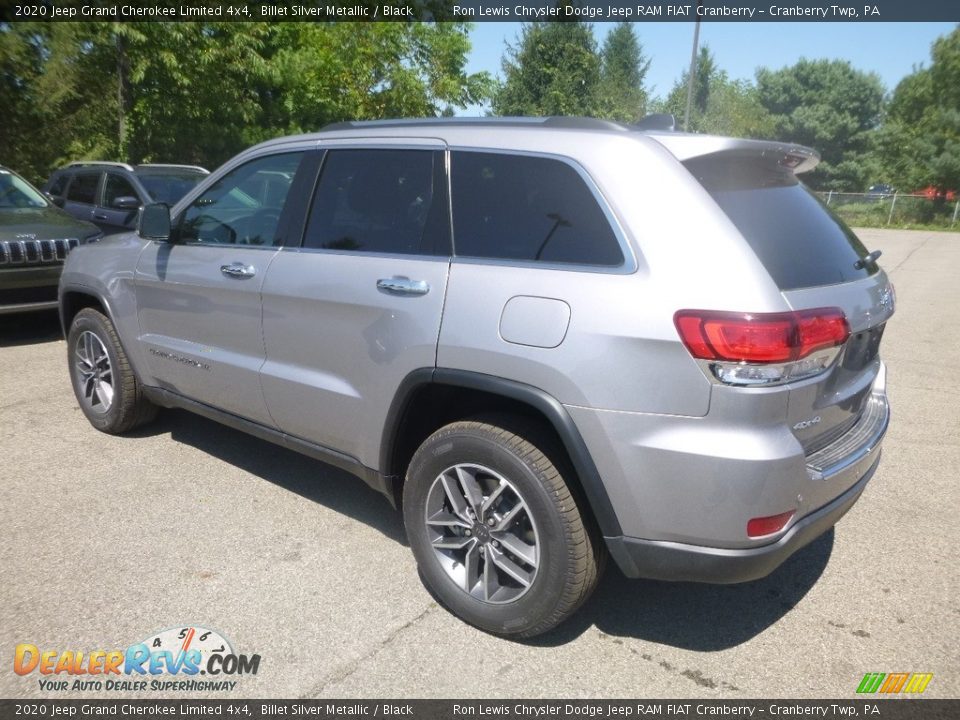 2020 Jeep Grand Cherokee Limited 4x4 Billet Silver Metallic / Black Photo #3