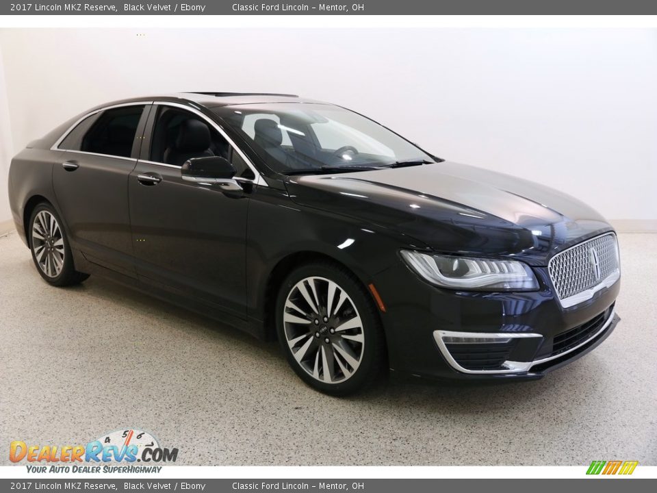 2017 Lincoln MKZ Reserve Black Velvet / Ebony Photo #1