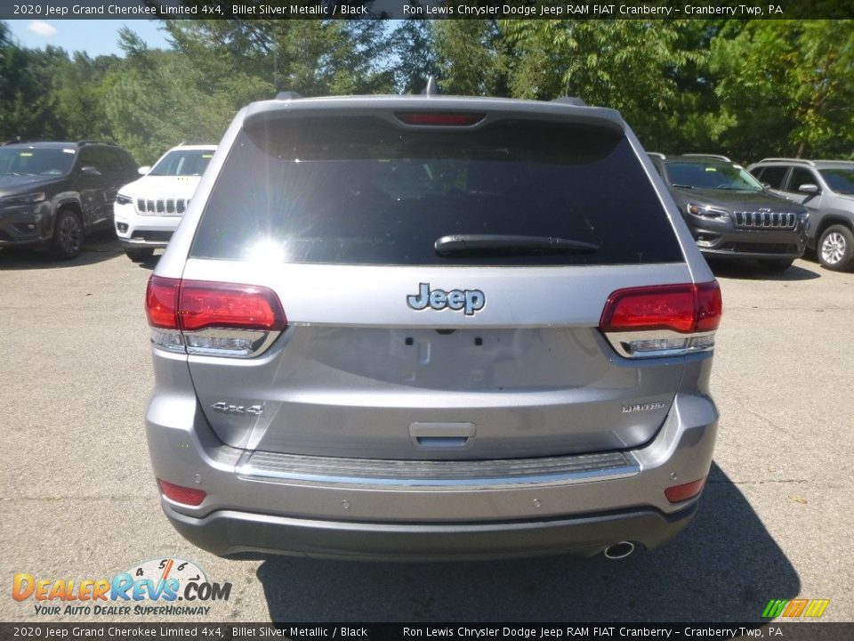 2020 Jeep Grand Cherokee Limited 4x4 Billet Silver Metallic / Black Photo #4