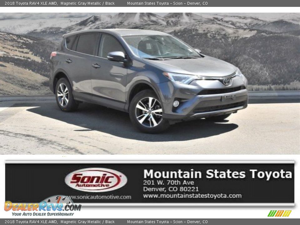 2018 Toyota RAV4 XLE AWD Magnetic Gray Metallic / Black Photo #1