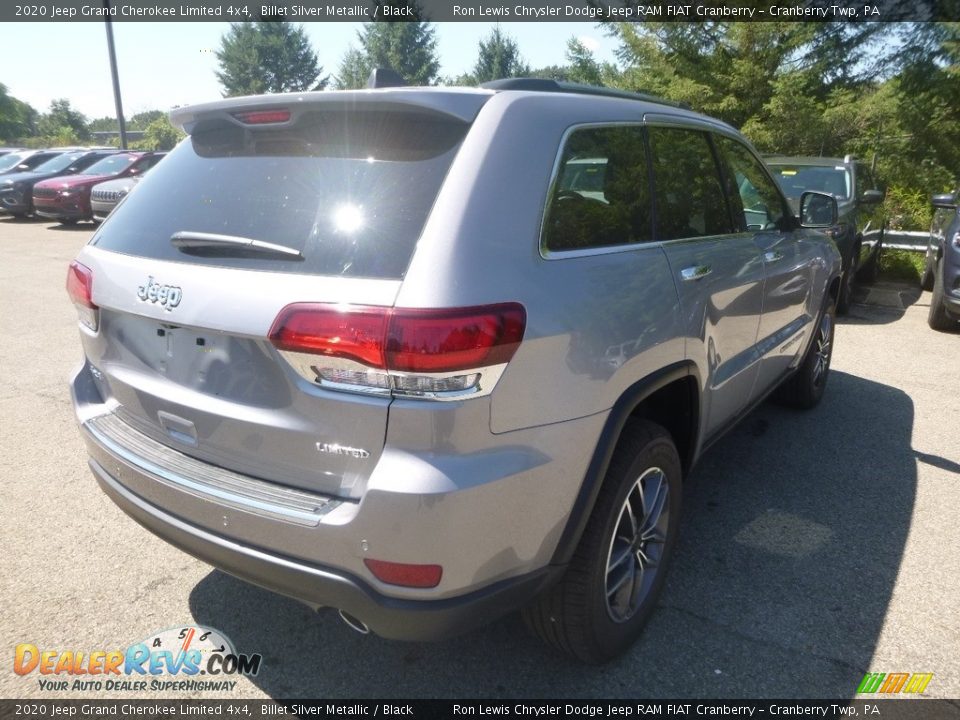 2020 Jeep Grand Cherokee Limited 4x4 Billet Silver Metallic / Black Photo #5