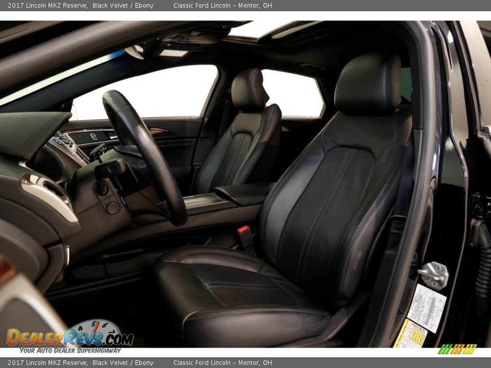 2017 Lincoln MKZ Reserve Black Velvet / Ebony Photo #6